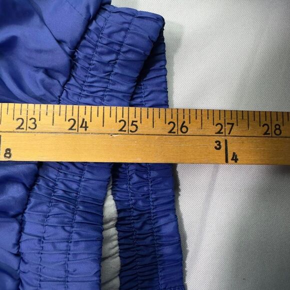 Diadora Track Jacket Men’s Large Blue White Vintage 90s Windbreaker Nylon - Picture 5 of 5